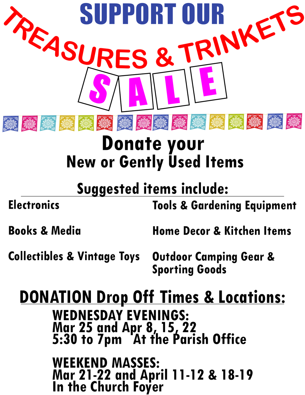 Treasure Sale Promo