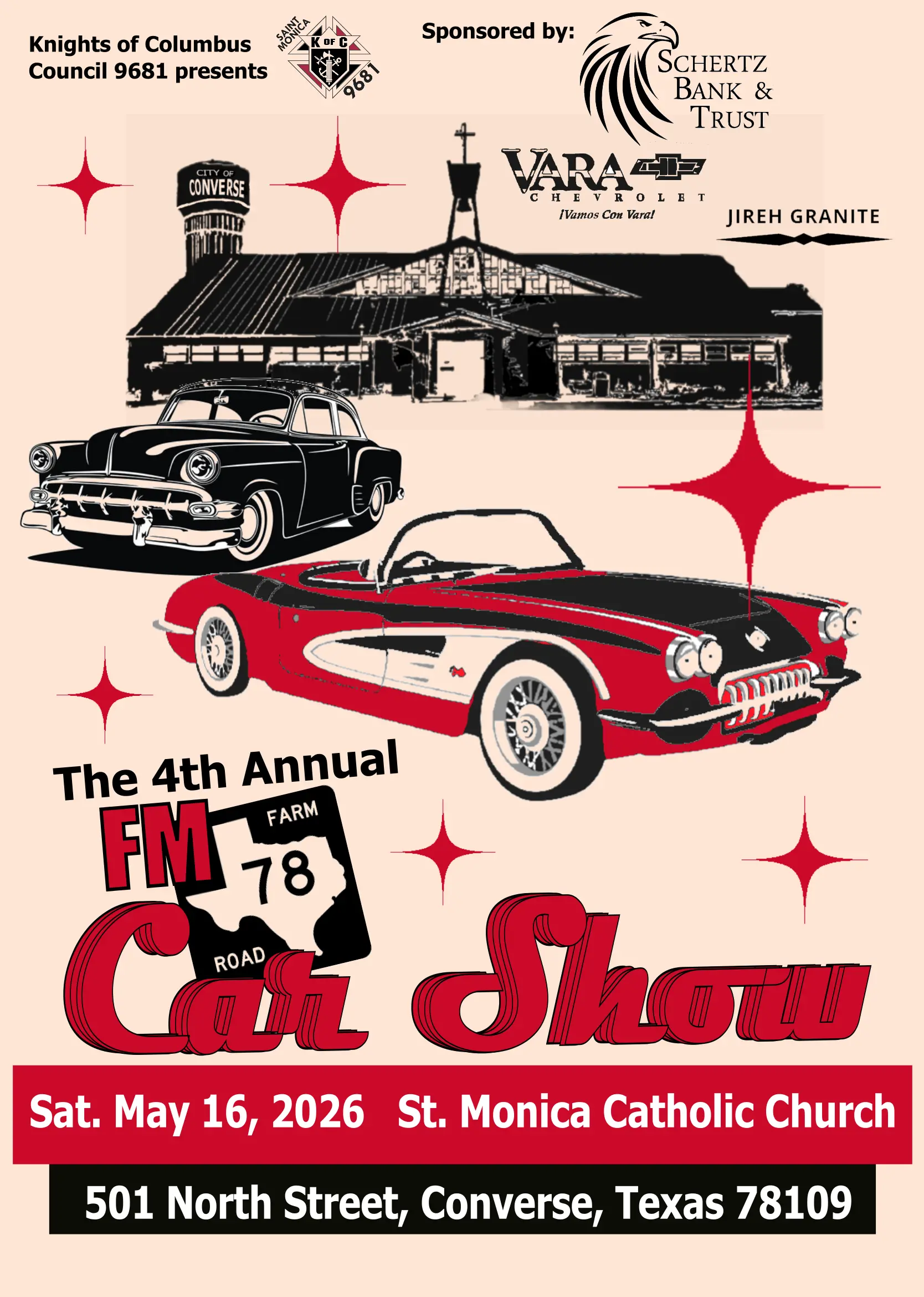 Car Show Tee Front Finalw Sponsors