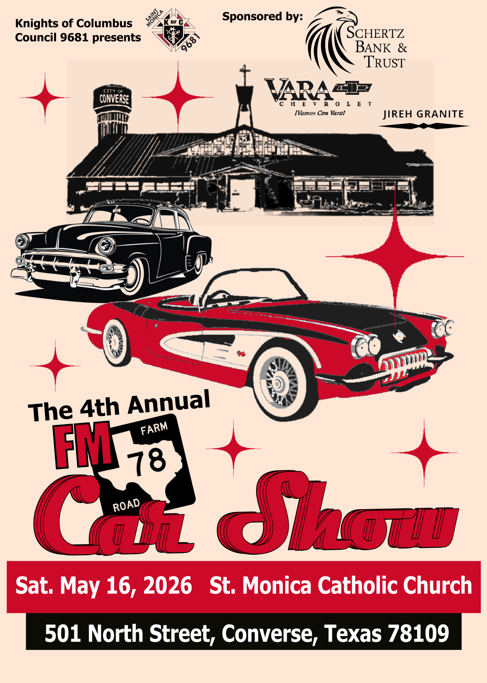 Car Show Tee Front Finalw Sponsors