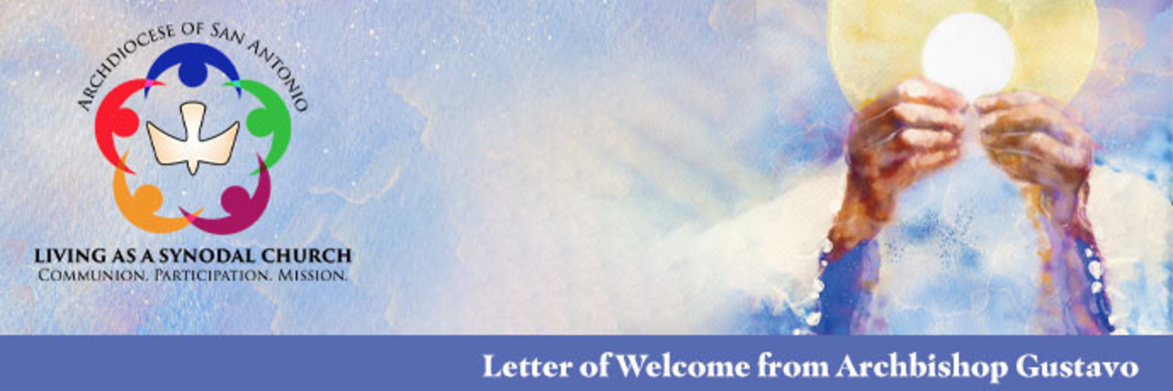 Eucharistic Welcome Banner