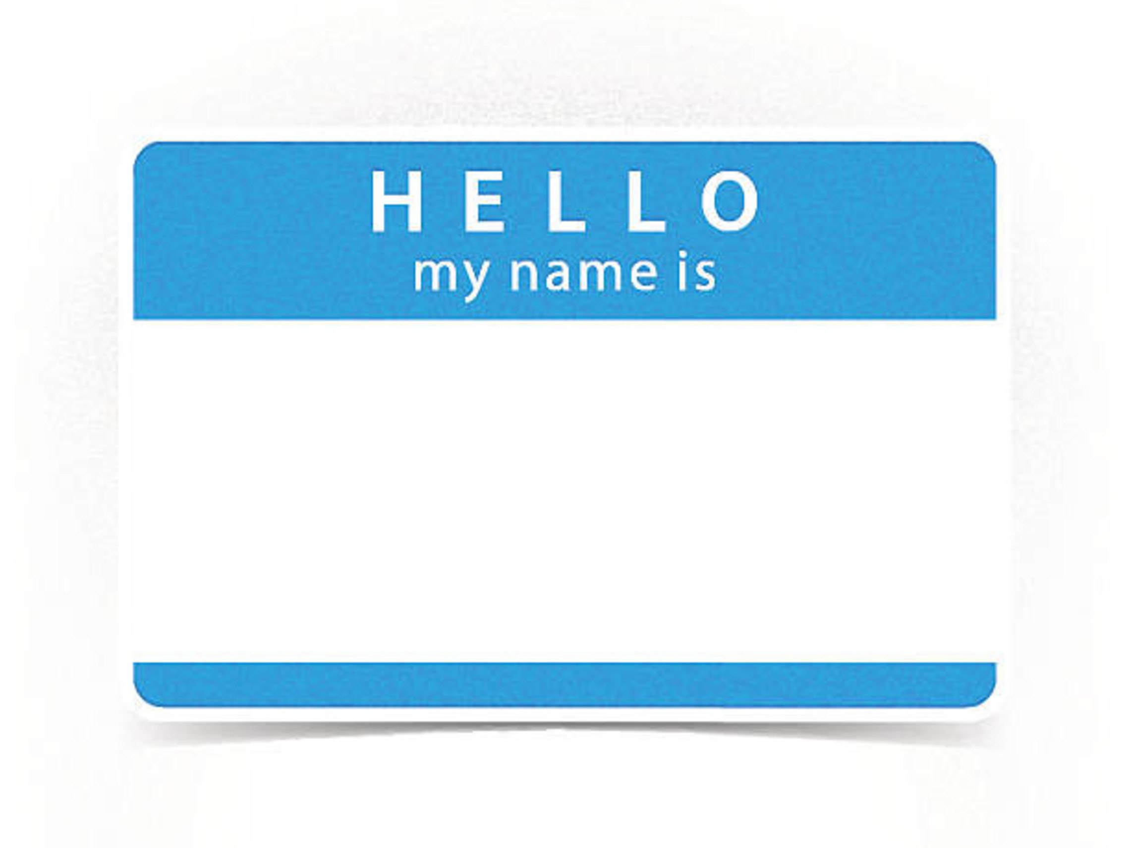 Name Tag Clipart 3